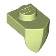Plate Special 1 x 1 with Vertical Tooth