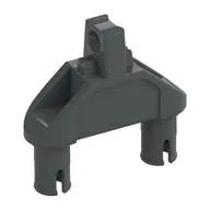 Hinge 1 x 3 Triangle with Two Pins, 1 Locking Finger, Squared Pin Holes