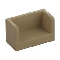 Panel 1 x 2 x 1 with Rounded Corners and 2 Sides