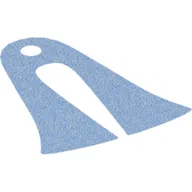 Neckwear Cape, 2 Long Tails, Glitter Print