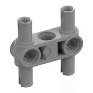 Technic Pin Connector Hub Perpendicular 3L with 4 Pins (Squared Holes)