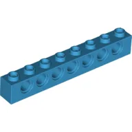 Technic Brick 1 x 8 [7 Pin Holes]