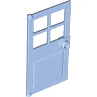 Door 1 x 4 x 6 with 4 Panes and Stud Handle