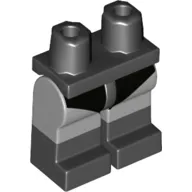 Hips with Light Bluish Gray Legs and Black Boots Pattern with Black Leotard Print