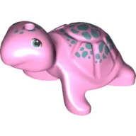Animal, Turtle with Dark Turquoise Spots Print
