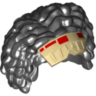 Hair, Curls with Tan Macrobinocular Goggles Pattern