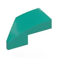 Slope Curved 2 x 1 with Stud Notch Right