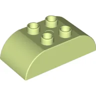 Duplo Brick 2 x 4 Curved Top