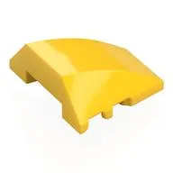 Brick Wedged, Curved 4 x 3 No Studs [Plain]
