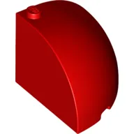 Brick Round Corner 4 x 4 x 3 Quarter Dome Top