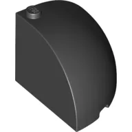 Brick Round Corner 4 x 4 x 3 Quarter Dome Top