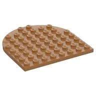 Plate 8 x 8 with Rounded End