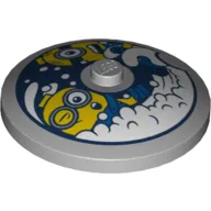 Dish 4 x 4 Inverted [Radar] with Minions in Washing Machine Print