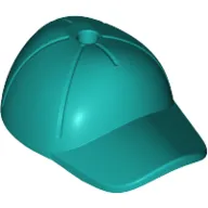 Hat / Cap Short Curved Bill with Seams and Hole on Top