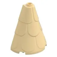 Tower Roof 2 x 4 x 4 Half Cone Shaped with Roof Tiles