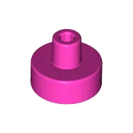 Tile Round 1 x 1 with Hollow Bar