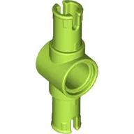 Technic Pin Connector Hub with 2 Pins with Friction Ridges Lengthwise [Big Squared Pin Holes]