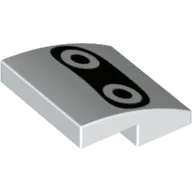 Slope Curved 2 x 2 x 2/3 with Blooper Eyes Print