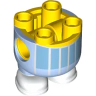 Minion Body, Bright Light Blue Pajamas print