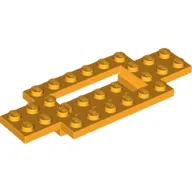 Vehicle Base 4 x 10 x 2/3 with 4 x 2 Recessed Center with Smooth Underside