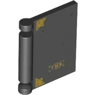 Book Cover with Gold 'TMR', Decorations print