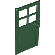 Door 1 x 4 x 6 with 4 Panes and Stud Handle