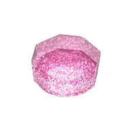 Plate Special 8-Sided Crystal/Gem 1 x 1 x 2/3