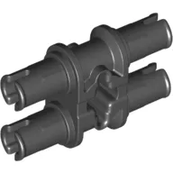 Technic Pin Double with Axle Hole - Squared Holes