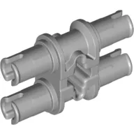 Technic Pin Double with Axle Hole - Squared Holes