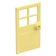 Door 1 x 4 x 6 with 4 Panes and Stud Handle