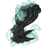 Lower Body, Ghost with Marbled Trans-Light Blue Pattern