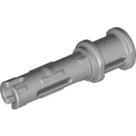 Technic Pin Long with Friction Ridges Lengthwise and Stop Bush [2 Lateral Holes, Small Pin Hole]