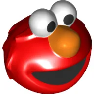 Minifig Head Special (Elmo)