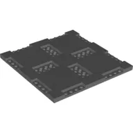 Plate Special 16 x 16 x 2/3 with Eight Recessed Edges with 1 x 4 Studs and Four Recessed Centers with 2 x 4 Studs