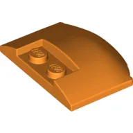 Slope Curved 3 x 4 x 2/3 Triple Curved with 2 Sunk Studs