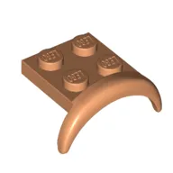 Wheel Arch, Mudguard 2 x 3 x 1 1/3 with 2 x 2 Plate