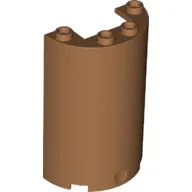 Cylinder Half 2 x 4 x 5 with 1 x 2 cutout