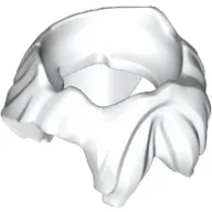 Minifig Neckwear Beard, Parted with Hair