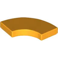 Tile 2 x 2 Curved, Macaroni