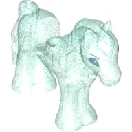 Animal, Horse with 1 x 1 Cut Out with Stud and Blue Eyes print