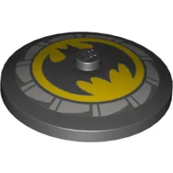 Dish 4 x 4 Inverted [Radar] with Batman Logo print