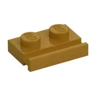 Plate Special 1 x 2 with Door Rail