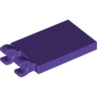 Tile Special 2 x 3 with 2 Clips without Tab between Clips