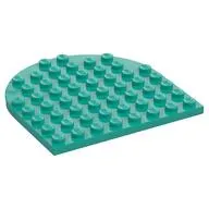 Plate 8 x 8 with Rounded End