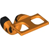 Minifig Hipwear Cat / Monkey Tail Costume with Black Tiger Stripes print