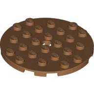 Plate Round 6 x 6 with Hole