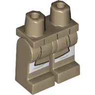 Hips and Dark Tan Legs with Robe Tails, White Knees Print