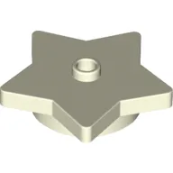 Plate Special 5-Point Star 4 x 4 2/3 with One Stud