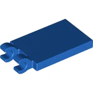 Tile Special 2 x 3 with 2 Clips without Tab between Clips