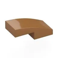 Brick Curved 2 x 1 No Studs [1/2 Bow]